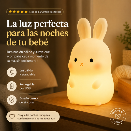 LumiCalma™ | Sueño continuo sin encandilar a tu bebé.